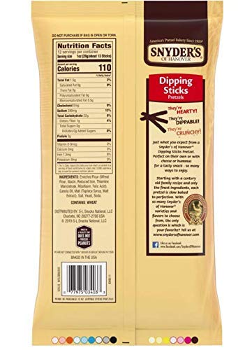 Snyder's Dipping Sticks 12oz (4 bags)