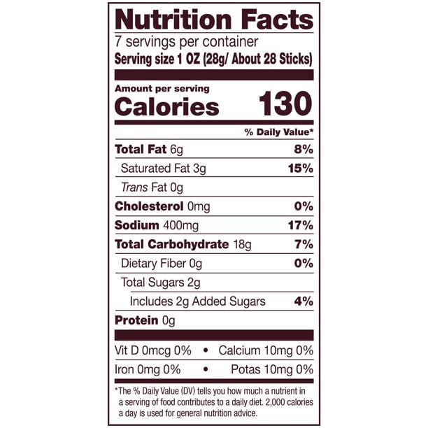 Snyder's of Hanover Gluten Free Pretzel Sticks, Honey Mustard and Onion, 7 oz