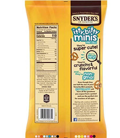 Snyder's Itty Bitty Mini Pretzels 12oz (4 bags)