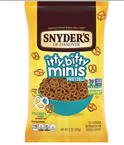 Snyder's Itty Bitty Mini Pretzels 12oz (4 bags)