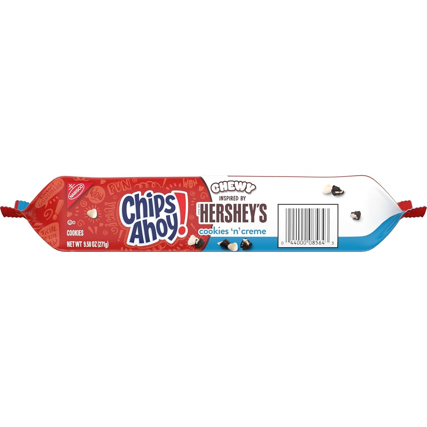 CHIPS AHOY! Chewy Hershey's Cookies 'n' Creme Bar-Inspired Cookies, 9.58 oz