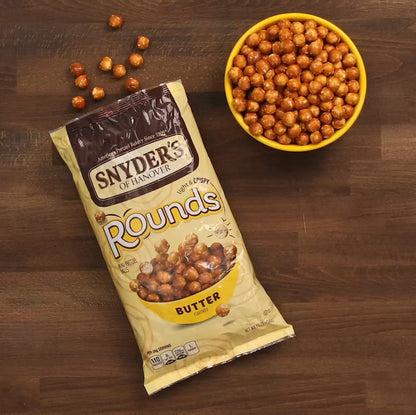 Snyder's of Hanover Pretzels, Rounds, Butter, 12 Oz
