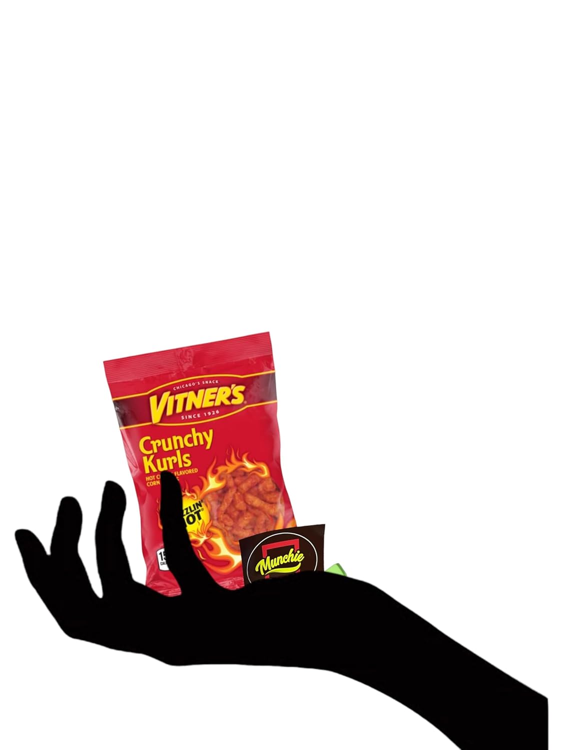 VITNER'S Sizzlin' Hot Assortment! Crunchy Curls, Triple Cheese, & Salt & Sour 30 1 oz Bags 10 Bags of each Flavor