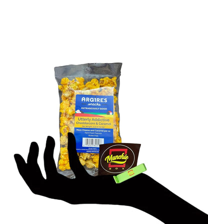 Argires Chicago Popcorn - Big Bags - Chicago Snack House (4, Cheddar & Caramel Mix)