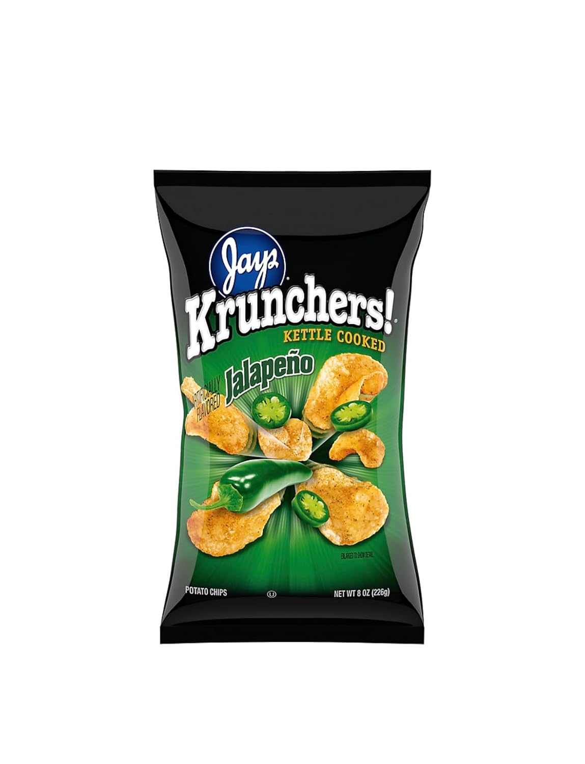 Jay's Krunchers Chip Bundle - Munchie Box Curations ((1) 8 Oz Bag, Jalapeno)
