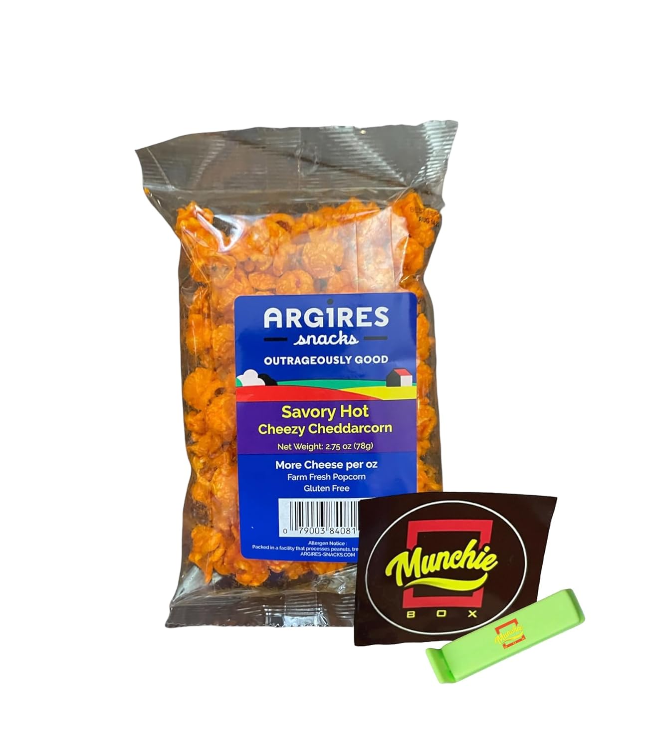 Argires Chicago Popcorn - Big Bags - Chicago Snack House (4, Savory Hot)
