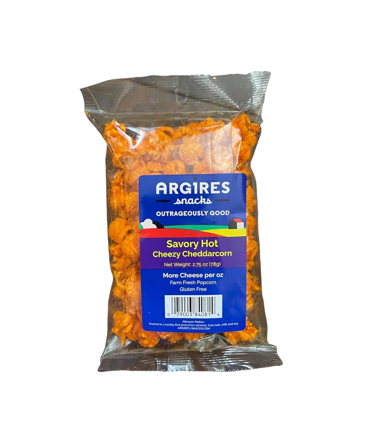 Argires Chicago Popcorn - Big Bags - Chicago Snack House (4, Savory Hot)