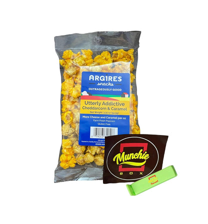 Argires Chicago Popcorn - Big Bags - Chicago Snack House (4, Cheddar & Caramel Mix)