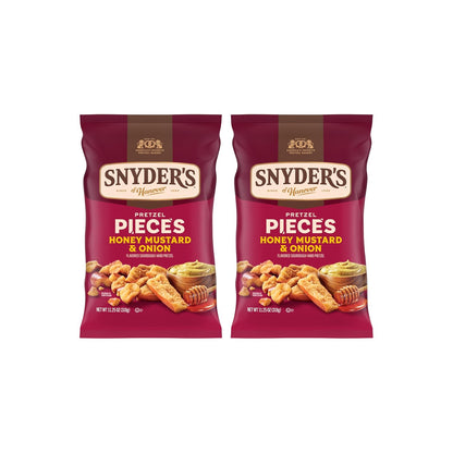Snyder's of Hanover Honey Mustard & Onion Flavored Pretzel Pieces, 11.25 Oz