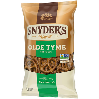 Snyder's of Hanover Old Tyme Pretzels, 16 Oz Bag