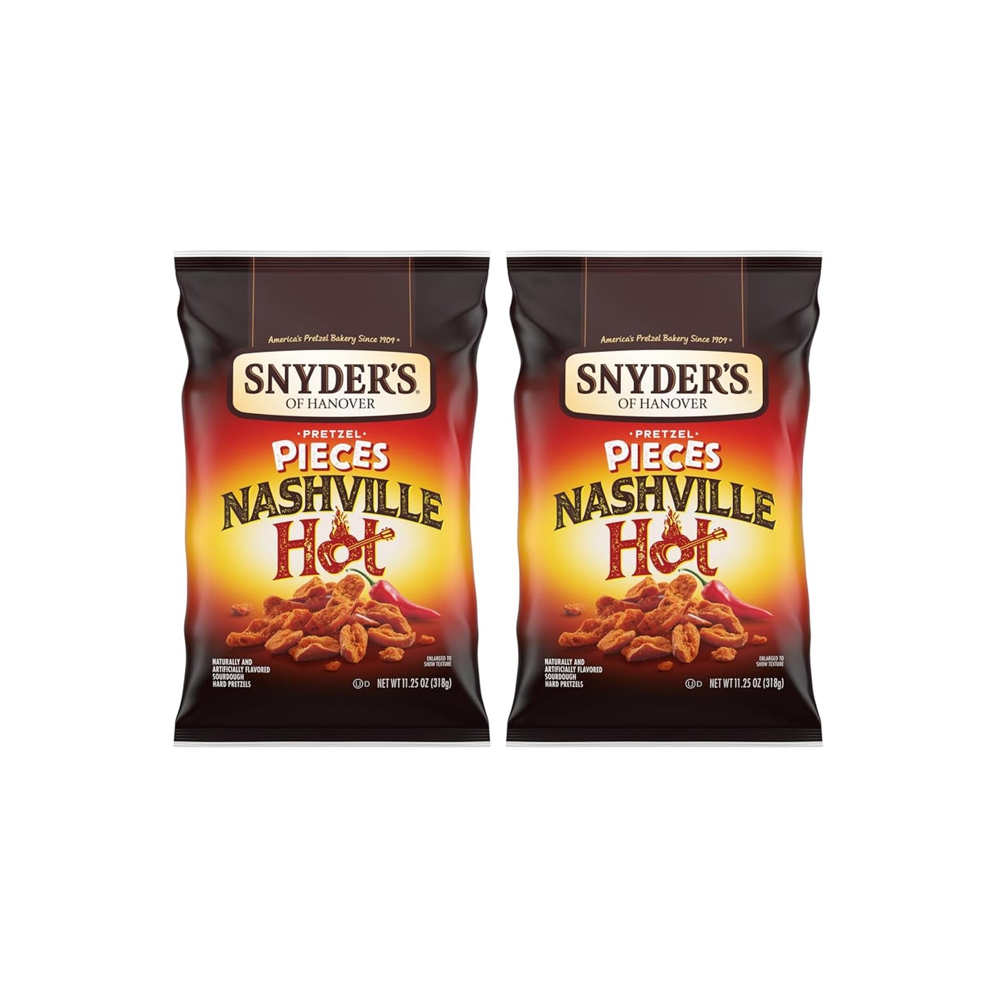 Snyder's of Hanover Honey Mustard & Onion Flavored Pretzel Pieces, 11.25 Oz
