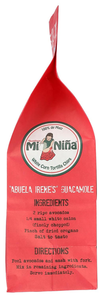 Tortilleria Mi Nina, Chip Tortilla White Corn Pico De Gallo, 12 Ounce