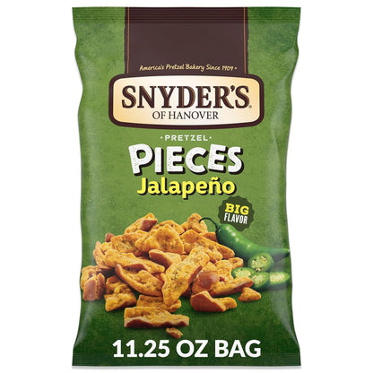 Snyder's of Hanover Jalapeno Pretzel Pieces 11.25 ounces (2 pack)
