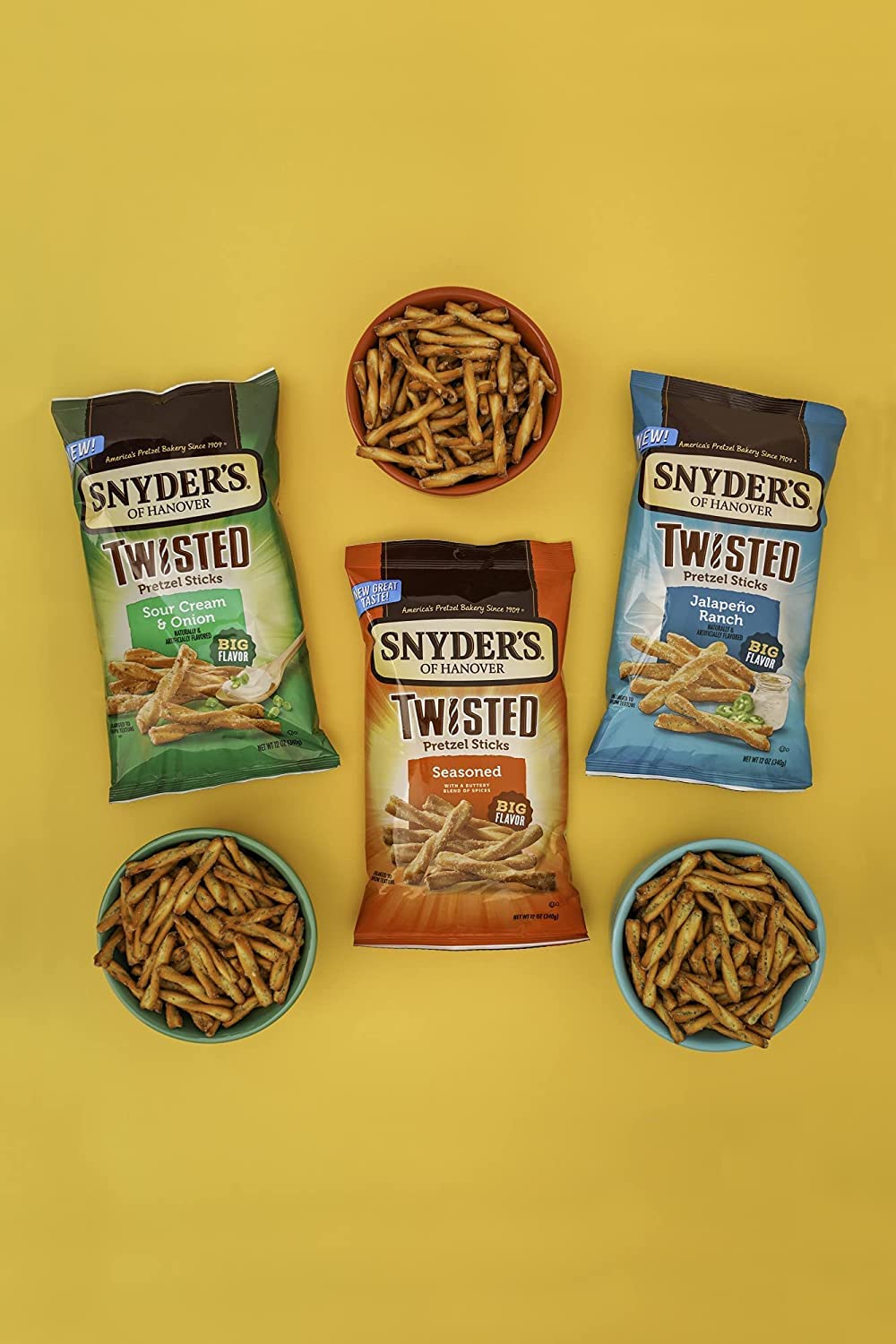 Snyder's Seasoned Twists 12oz (Pack of 2)