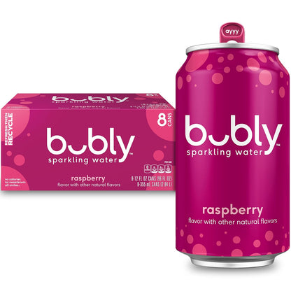 Bubly Sparkling Water, Meteor Melon, 12 Fl Oz X 8 Count
