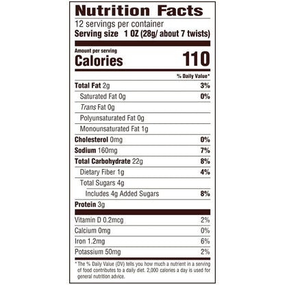 Snyder's Honey Wheat Braided Twists 12oz