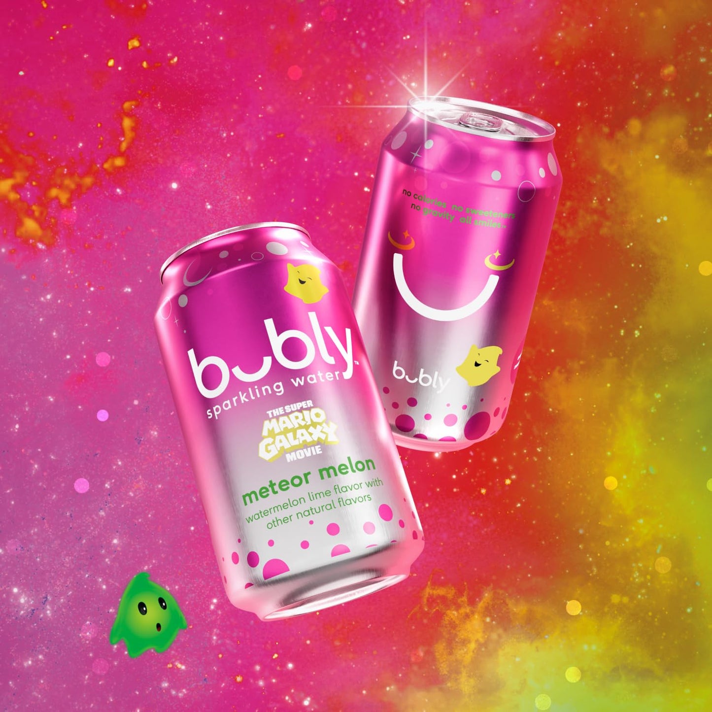 Bubly Sparkling Water, Meteor Melon, 12 Fl Oz X 8 Count