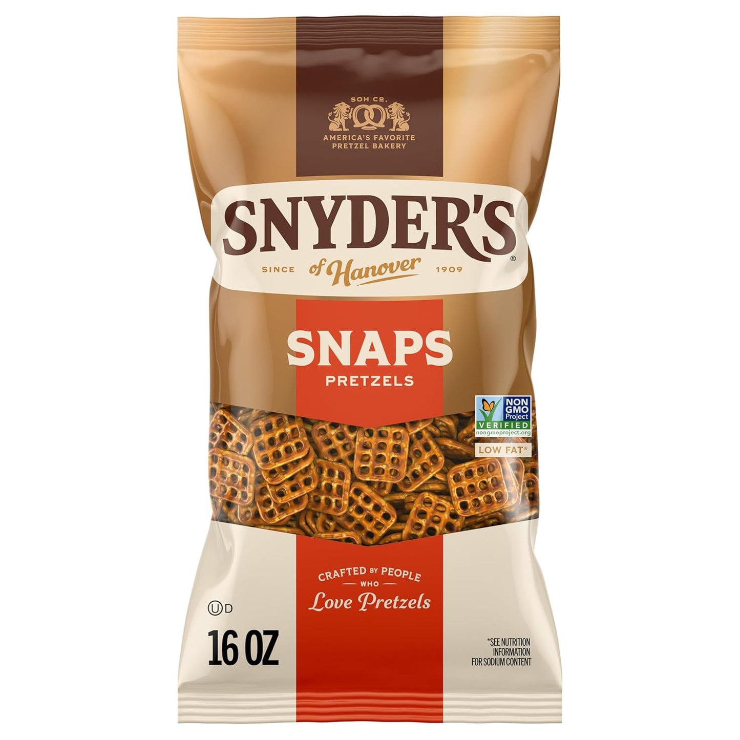 Snyder's of Hanover Old Tyme Pretzels, 16 Oz Bag