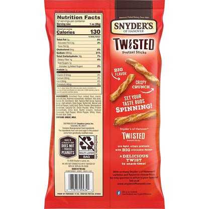 Snyder's Seasoned Twists 12oz (Pack of 2)