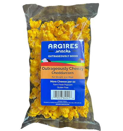 Argires Chicago Popcorn - Big Bags - Chicago Snack House (4, Cheezy Cheddarcorn)