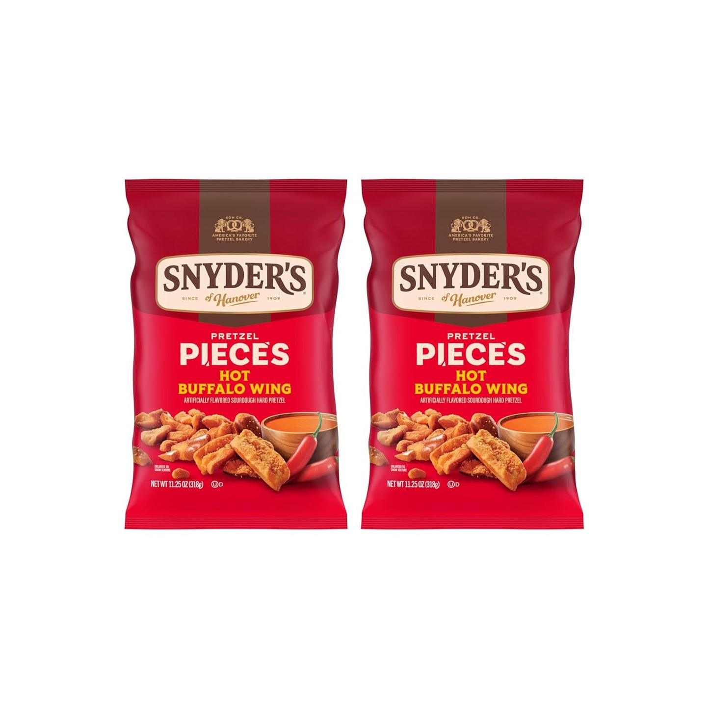Snyder's of Hanover Honey Mustard & Onion Flavored Pretzel Pieces, 11.25 Oz