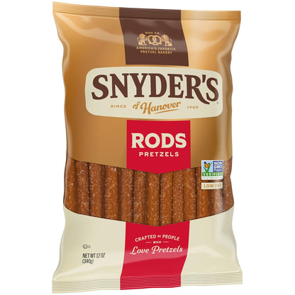 Snyder's of Hanover, Pretzel Rods, 12 Oz Bag