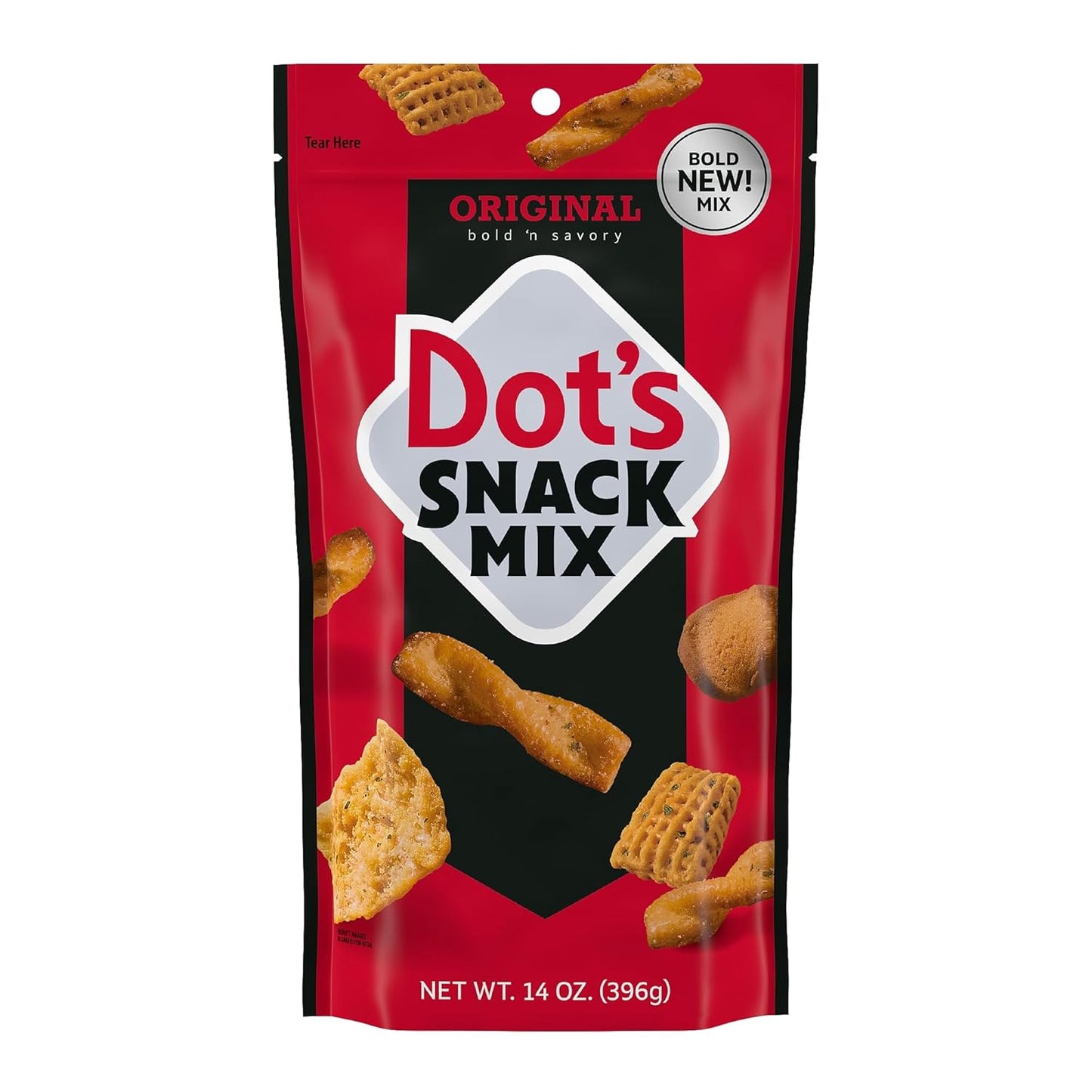 Dot's Pretzels Original Seasoned Pretzel Twist Snack, 16oz Grocery Sized Bag