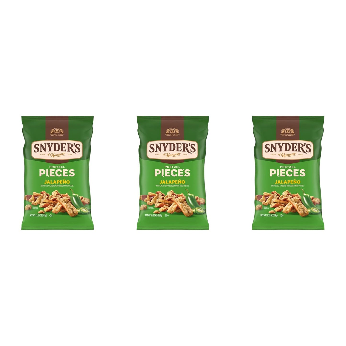Snyder's of Hanover Honey Mustard & Onion Flavored Pretzel Pieces, 11.25 Oz