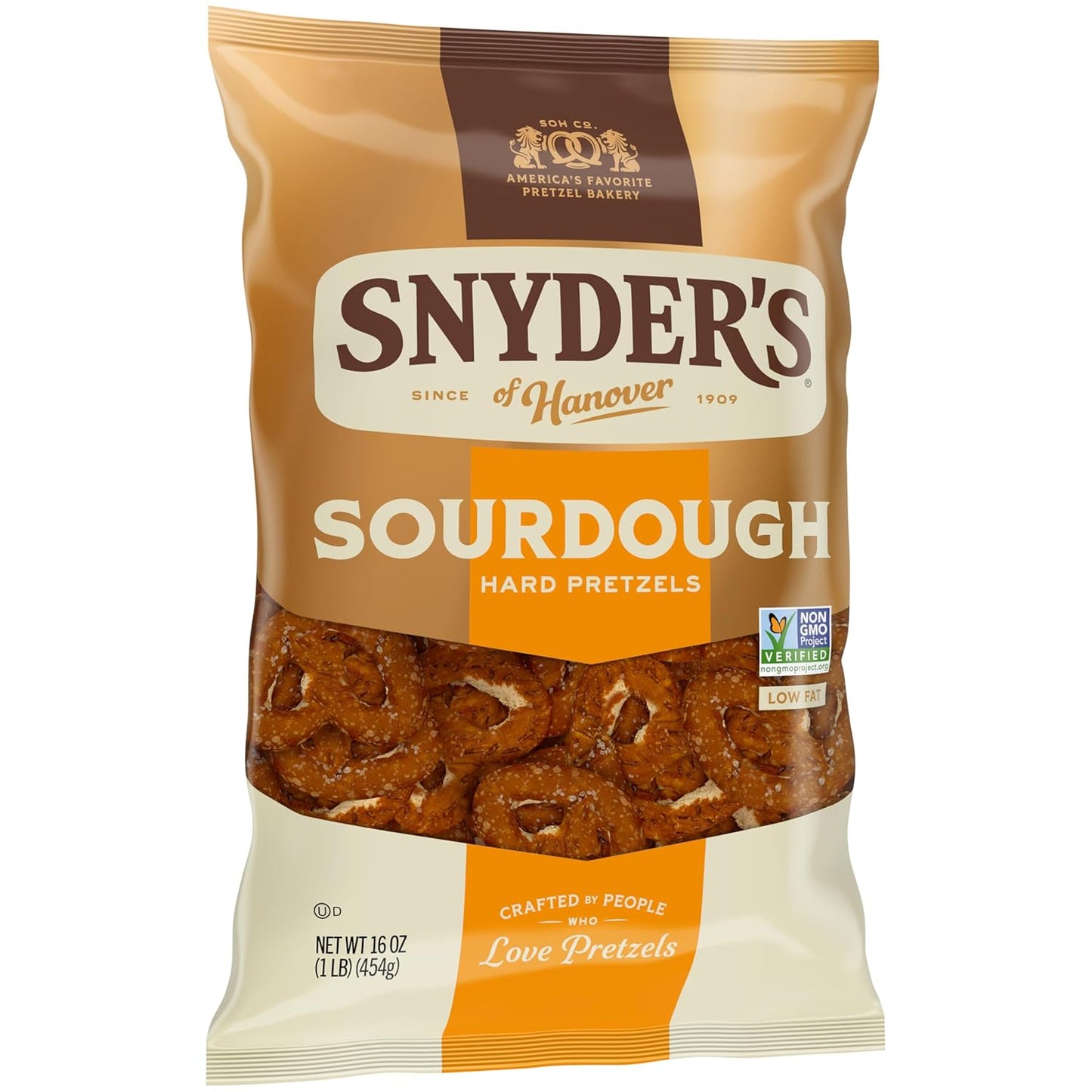 Snyder's of Hanover Sourdough Hard Pretzels, 16 Oz Bag