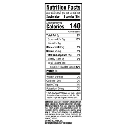 CHIPS AHOY! Chewy Hershey's Cookies 'n' Creme Bar-Inspired Cookies, 9.58 oz