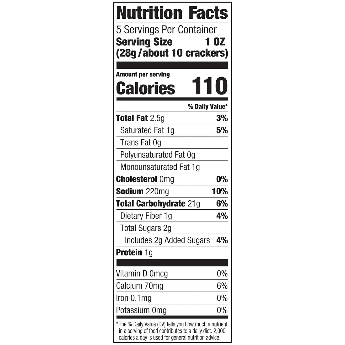 Lance Gluten Free Crackers, Original Baked, 5 Ounce, 4 Count