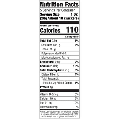 Lance Gluten Free Crackers, Original Baked, 5 Ounce, 4 Count