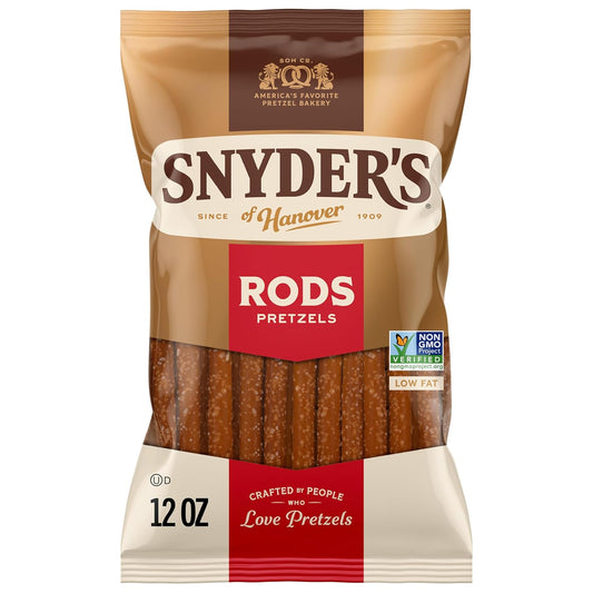 Snyder's of Hanover, Pretzel Rods, 12 Oz Bag