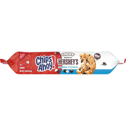 CHIPS AHOY! Chewy Hershey's Cookies 'n' Creme Bar-Inspired Cookies, 9.58 oz