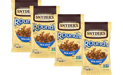 Snyder's of Hanover Mini Pretzel Rounds, Your Choice of Butter Flavored or Sea Salt (Sea Salt)