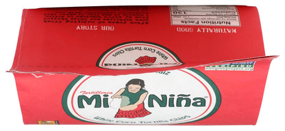 Tortilleria Mi Nina, Chip Tortilla White Corn Pico De Gallo, 12 Ounce