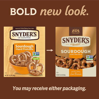 Snyder's of Hanover Pretzels, Sourdough Hard Pretzels, 13.5 Oz Box