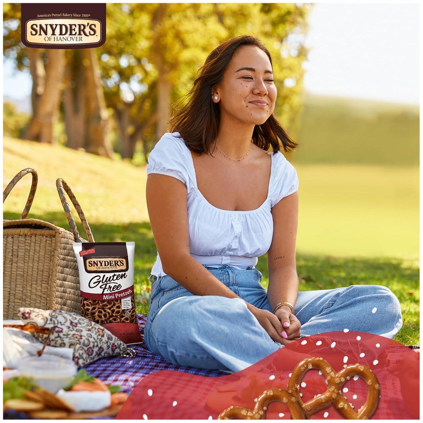 Snyder's of Hanover, Gluten Free Mini Pretzels, 8 Oz Bag