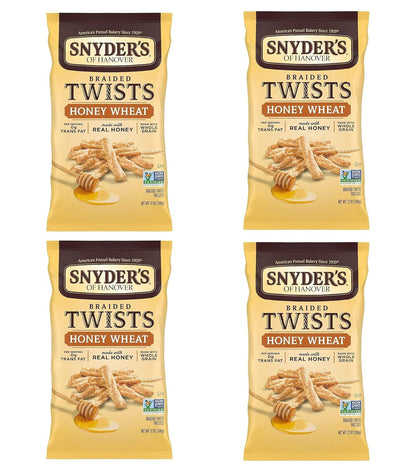 Snyder's Honey Wheat Braided Twists 12oz
