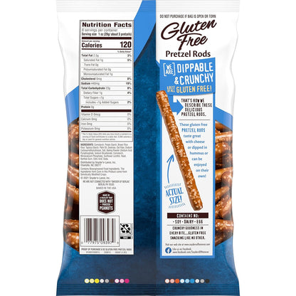 Snyder's of Hanover Gluten Free Pretzels, Gluten Free Rods, 8 Oz (Pack of 12)