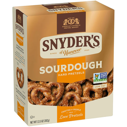 Snyder's of Hanover Pretzels, Sourdough Hard Pretzels, 13.5 Oz Box