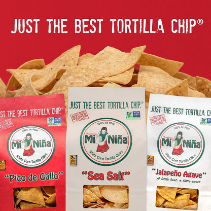 Mi Nina Tortilla Chips Pico de Gallo | Pack of 3 12 oz. bags