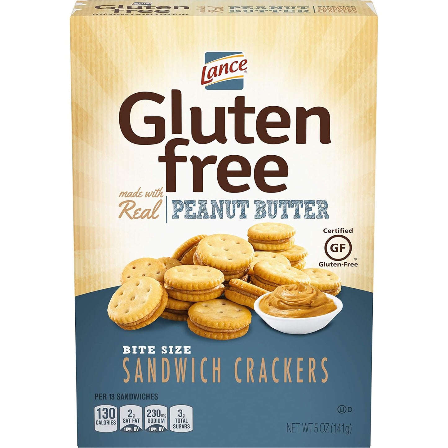 Lance Gluten Free Crackers, Original Baked, 5 Ounce, 4 Count