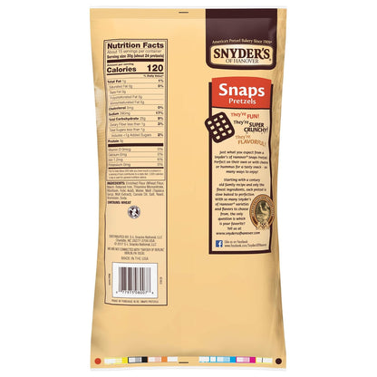 Snyder's of Hanover Pretzel Snaps 16oz (Pack of 3)