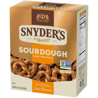 Snyder's of Hanover Pretzels, Sourdough Hard Pretzels, 13.5 Oz Box