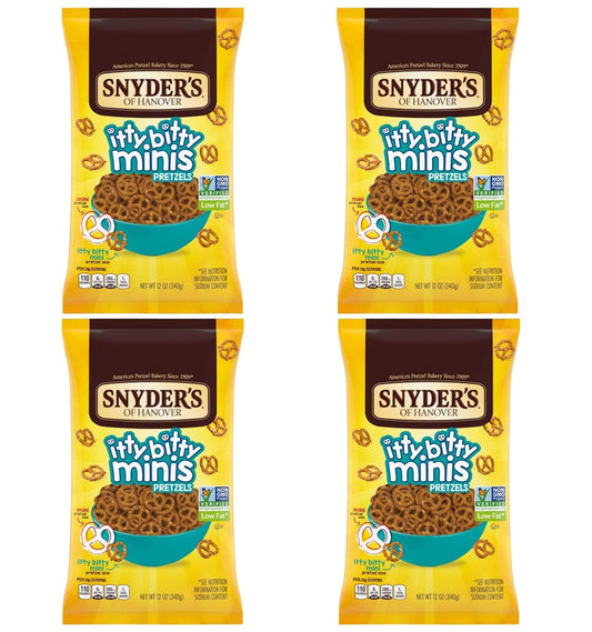 Snyder's Itty Bitty Mini Pretzels 12oz (4 bags)
