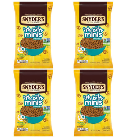 Snyder's Itty Bitty Mini Pretzels 12oz (4 bags)