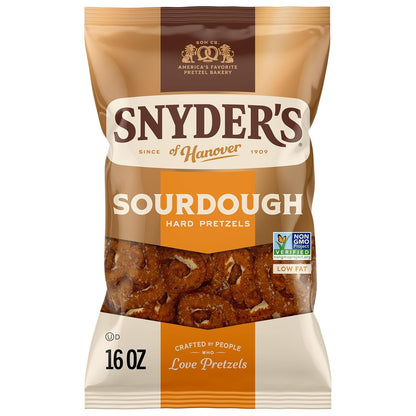 Snyder's of Hanover Sourdough Hard Pretzels, 16 Oz Bag