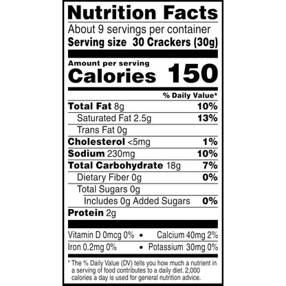 Cheez-It Baked Snack Crackers, Gluten Free, Lunch Snacks, Original, 9oz Box (1 Box)