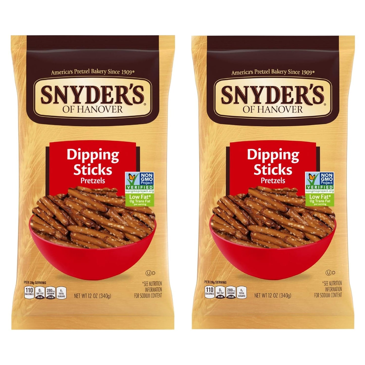 Snyder's of Hanover Dipping Stick Pretzel - 12 oz - 2 pk